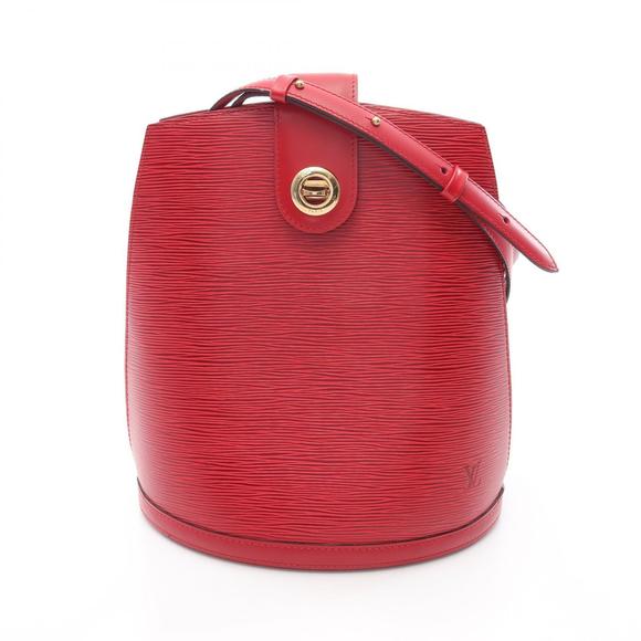 Louis Vuitton Shoulder Bag Leather Epi Red Cluny - Picture 1 of 8